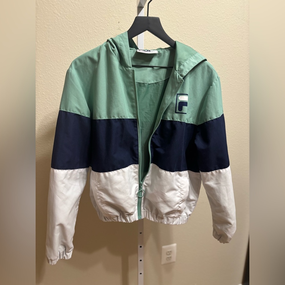Fila color block windbreaker